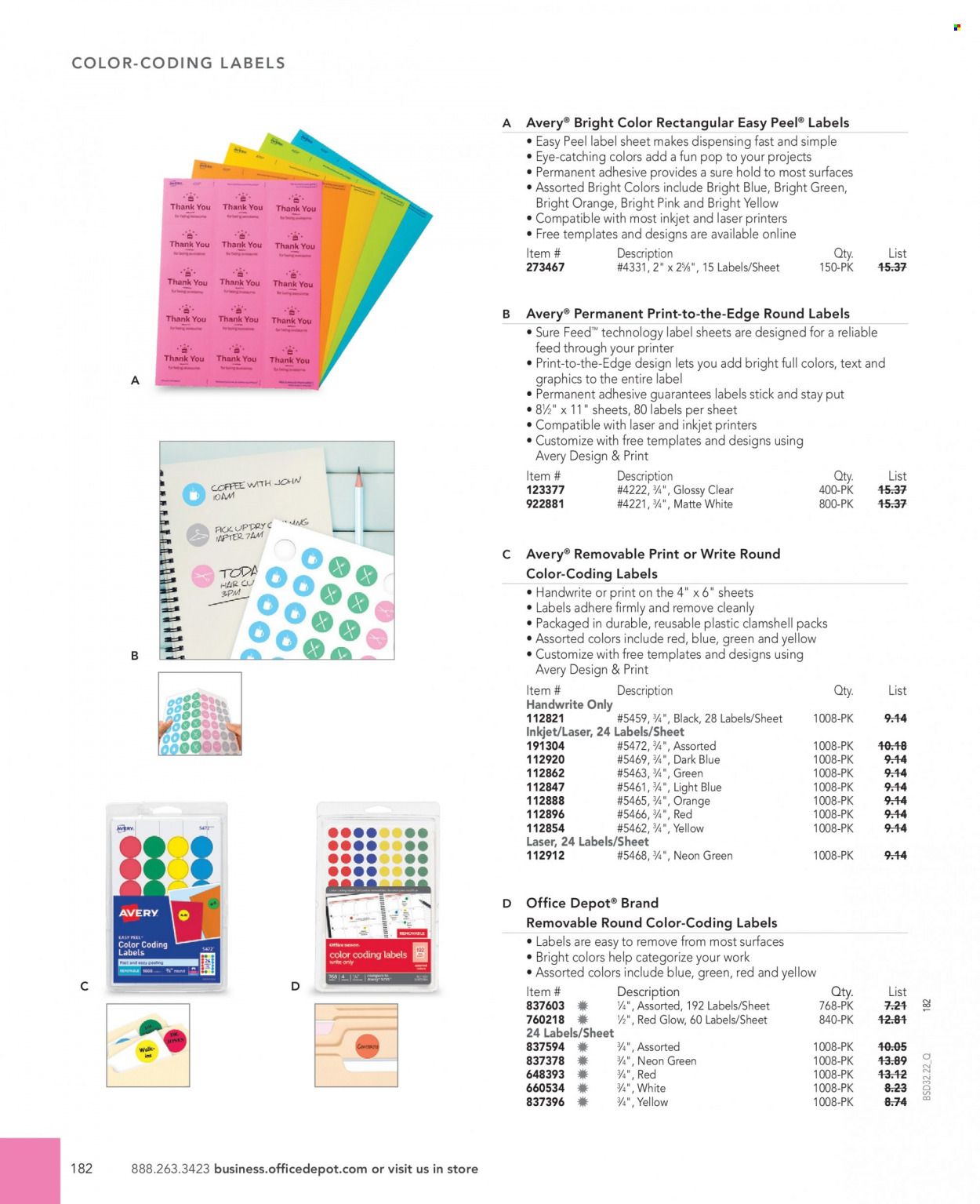 Office DEPOT 2022 Business Reference Guide Promotions & Flyer Specials September 2022