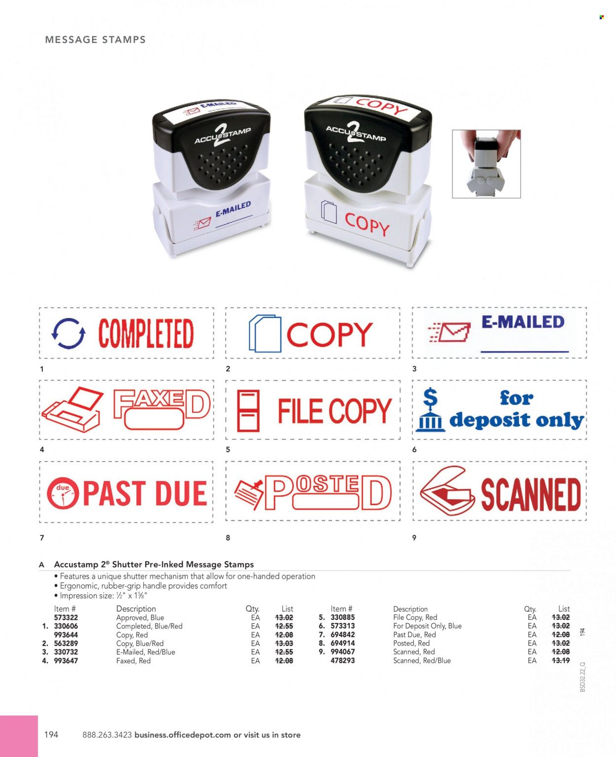Office DEPOT 2022 Business Reference Guide Promotions & Flyer Specials September 2022