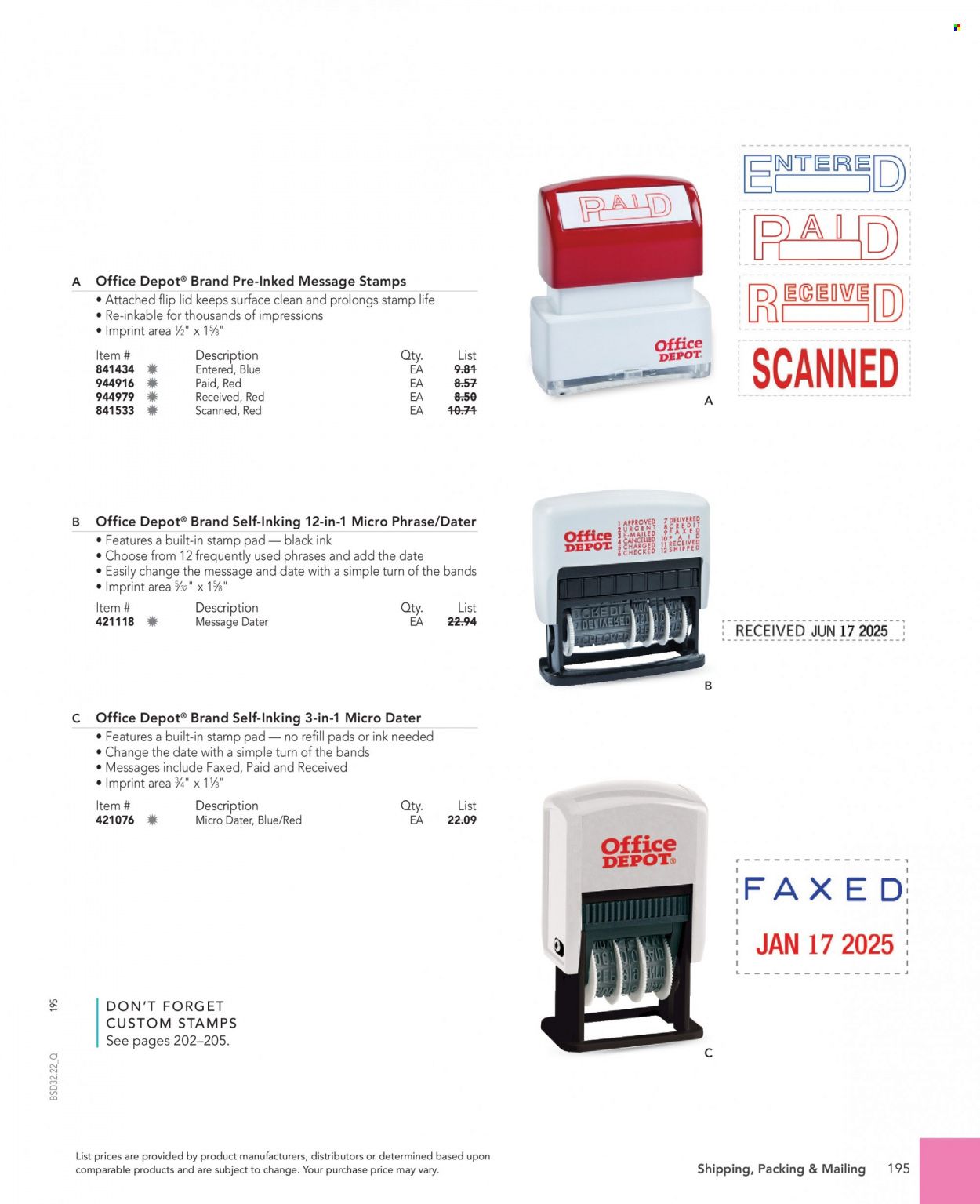 Office DEPOT 2022 Business Reference Guide Promotions & Flyer Specials September 2022