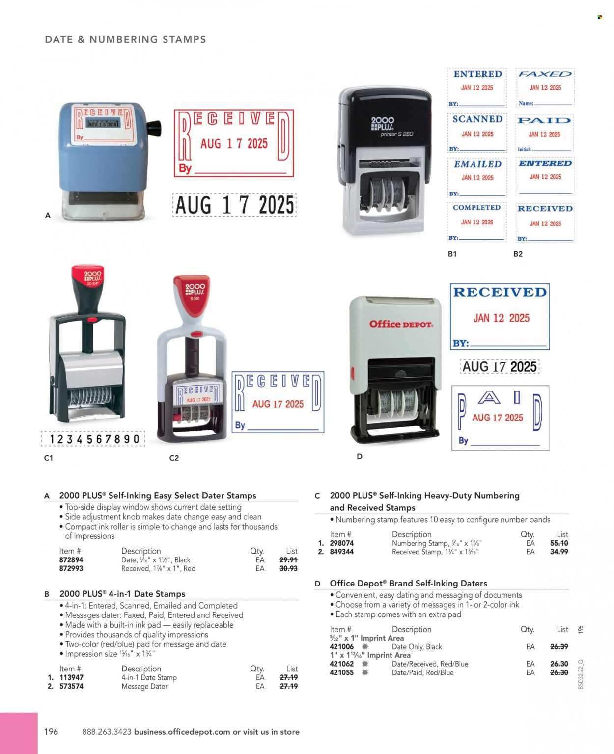 Office DEPOT 2022 Business Reference Guide Promotions & Flyer Specials September 2022