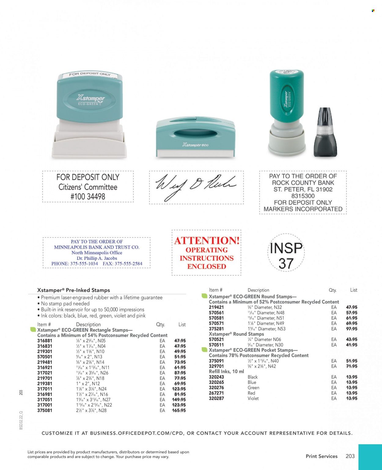 Office DEPOT 2022 Business Reference Guide Promotions & Flyer Specials September 2022