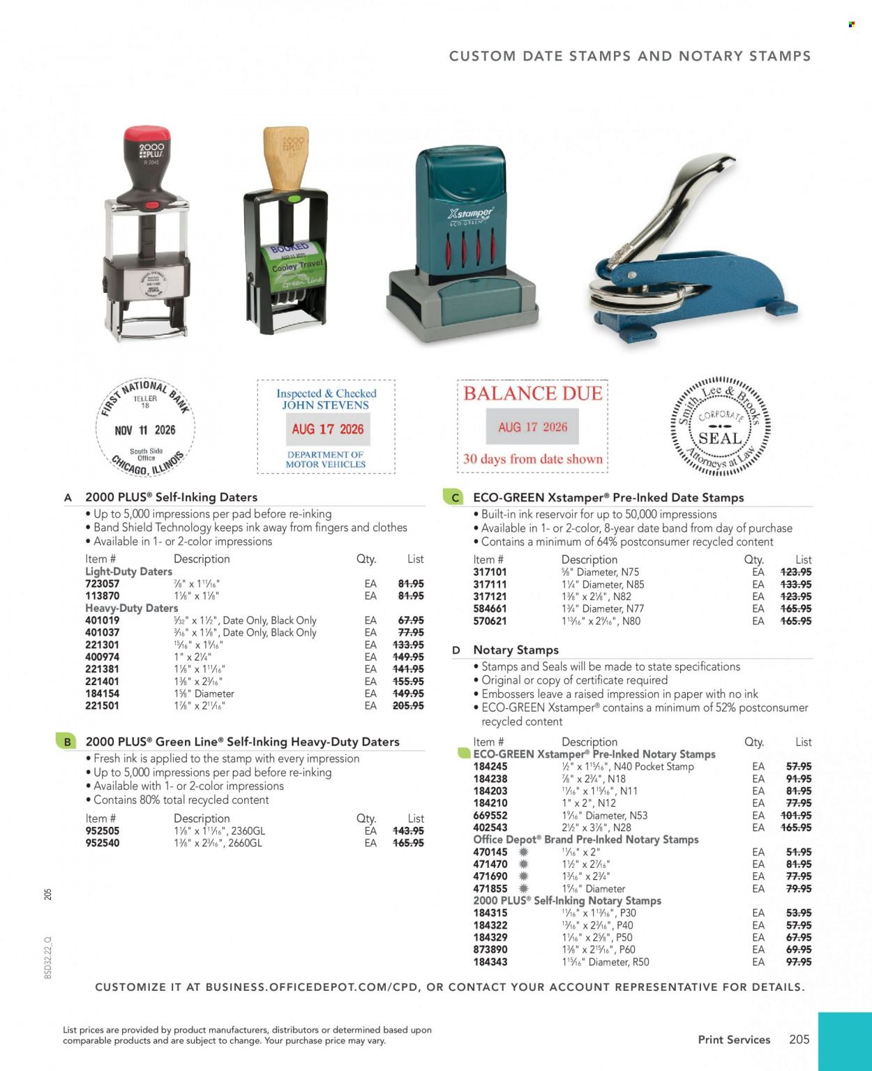 Office DEPOT 2022 Business Reference Guide Promotions & Flyer Specials September 2022