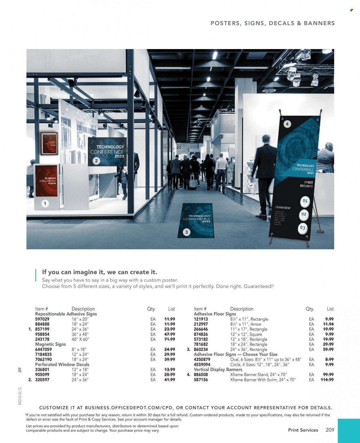 Office DEPOT 2022 Business Reference Guide Promotions & Flyer Specials September 2022