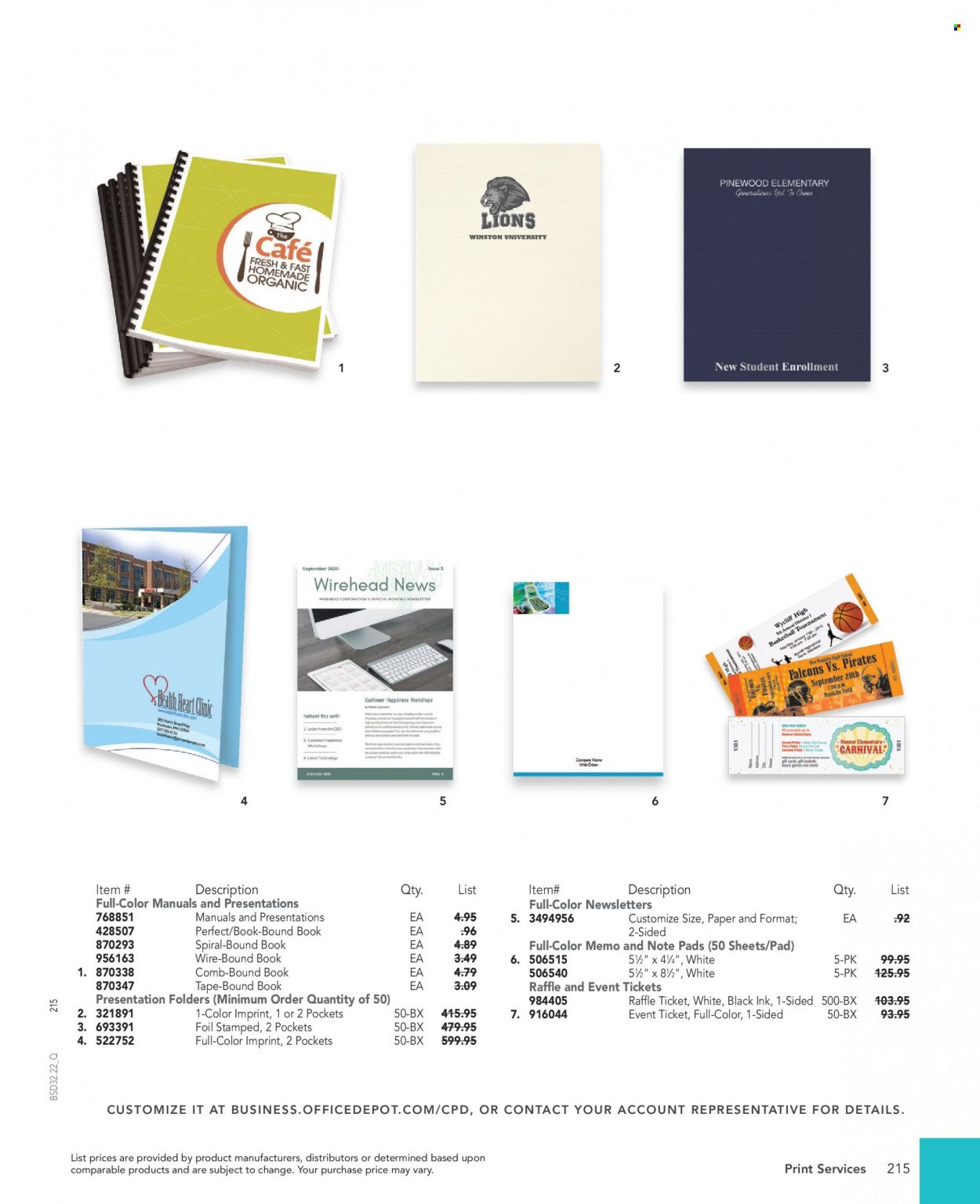 Office DEPOT 2022 Business Reference Guide Promotions & Flyer Specials September 2022
