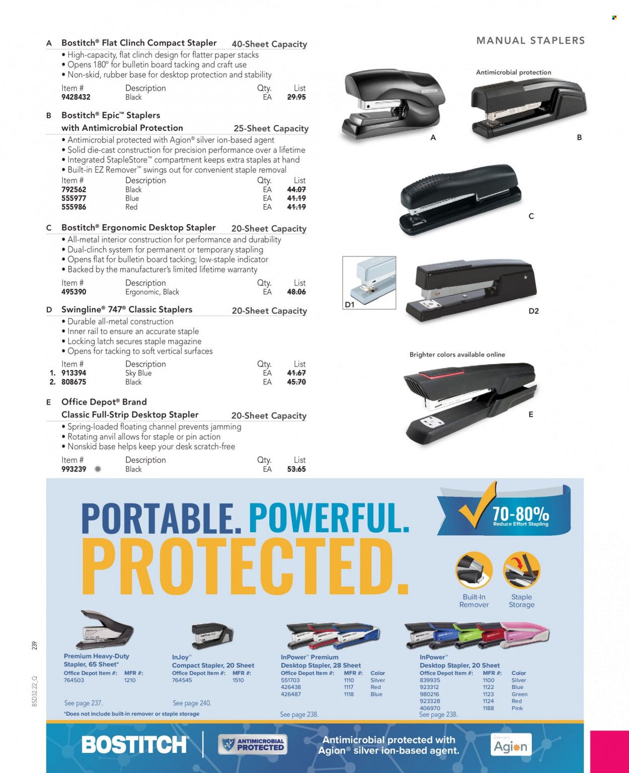 Office DEPOT 2022 Business Reference Guide Promotions & Flyer Specials September 2022