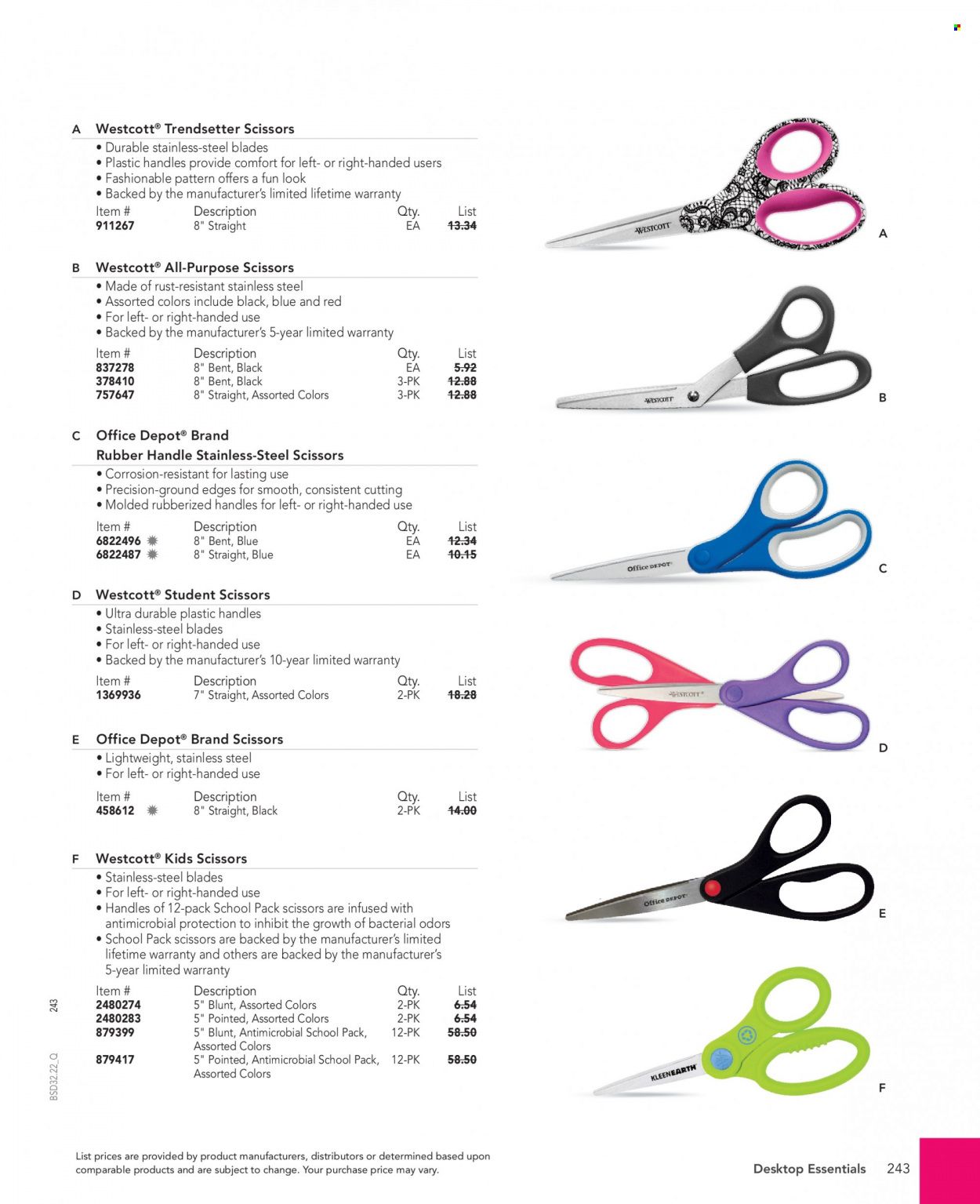 Office DEPOT 2022 Business Reference Guide Promotions & Flyer Specials September 2022