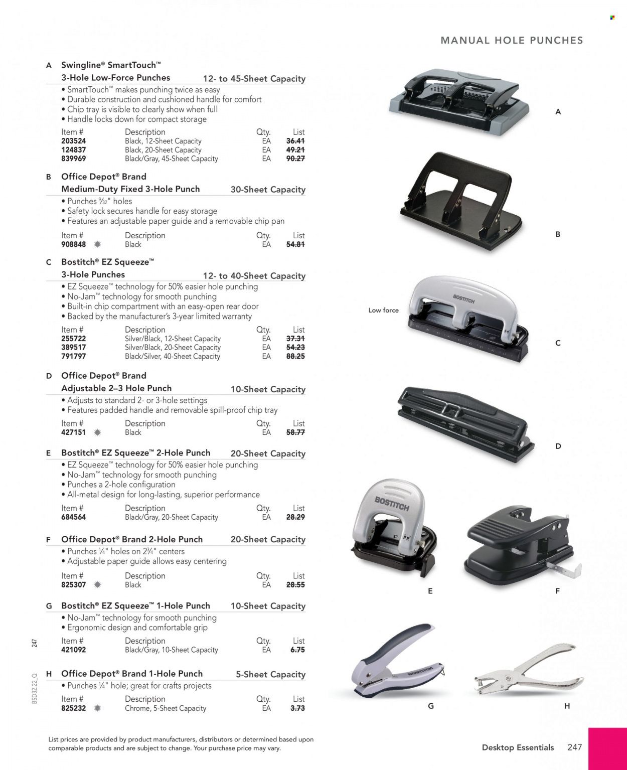Office DEPOT 2022 Business Reference Guide Promotions & Flyer Specials September 2022