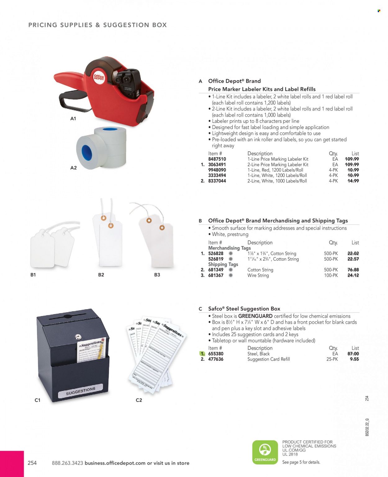 Office DEPOT 2022 Business Reference Guide Promotions & Flyer Specials September 2022