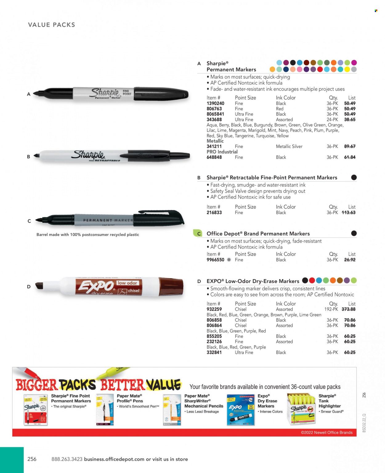 Office DEPOT 2022 Business Reference Guide Promotions & Flyer Specials September 2022