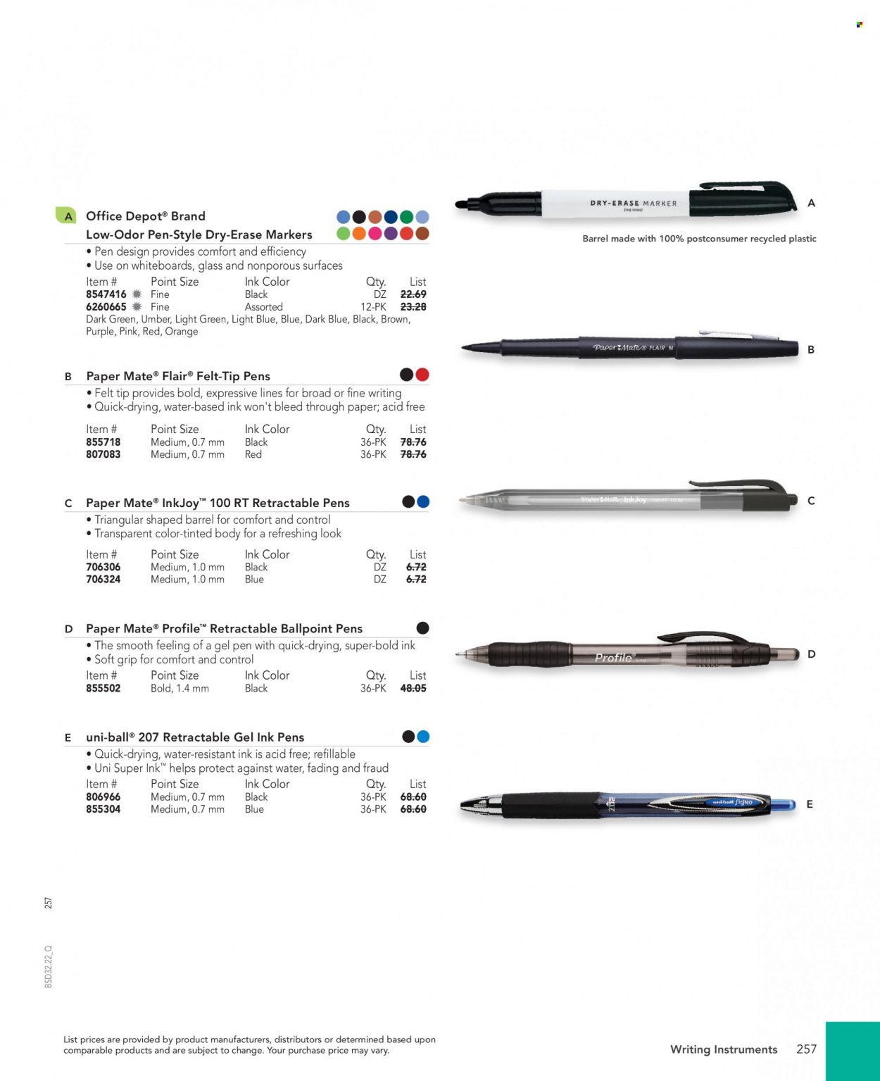 Office DEPOT 2022 Business Reference Guide Promotions & Flyer Specials September 2022