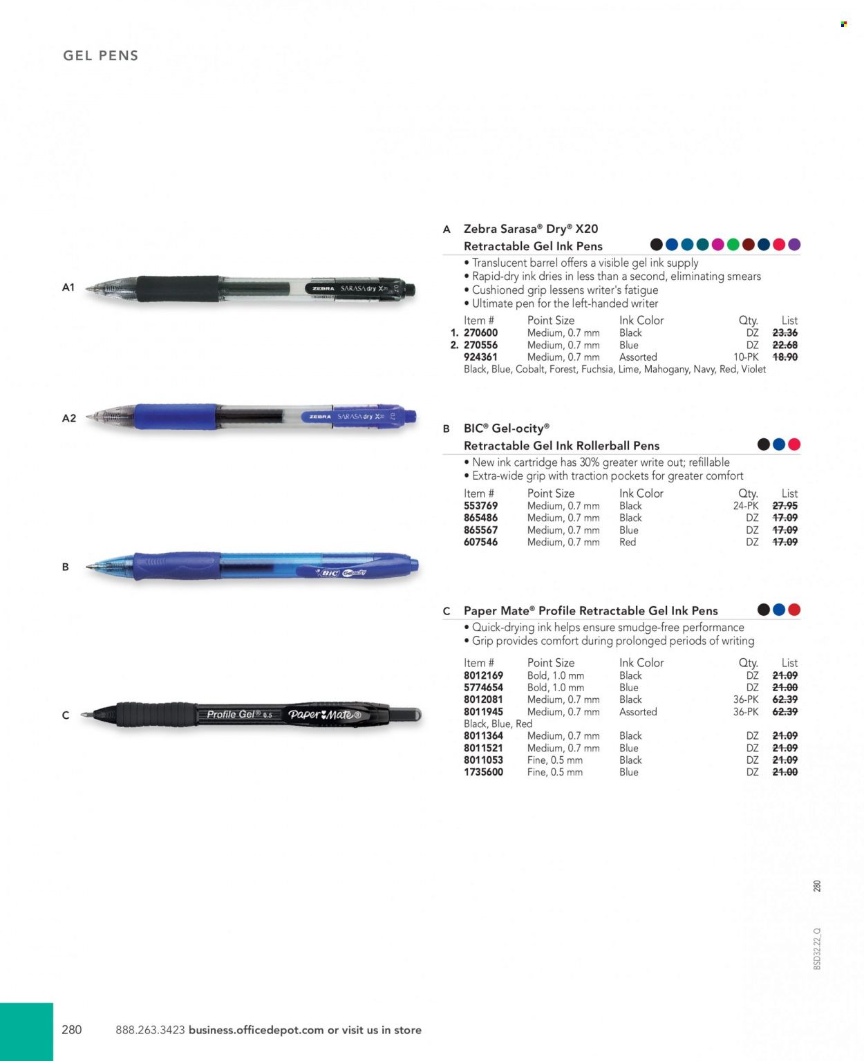 Office DEPOT 2022 Business Reference Guide Promotions & Flyer Specials September 2022