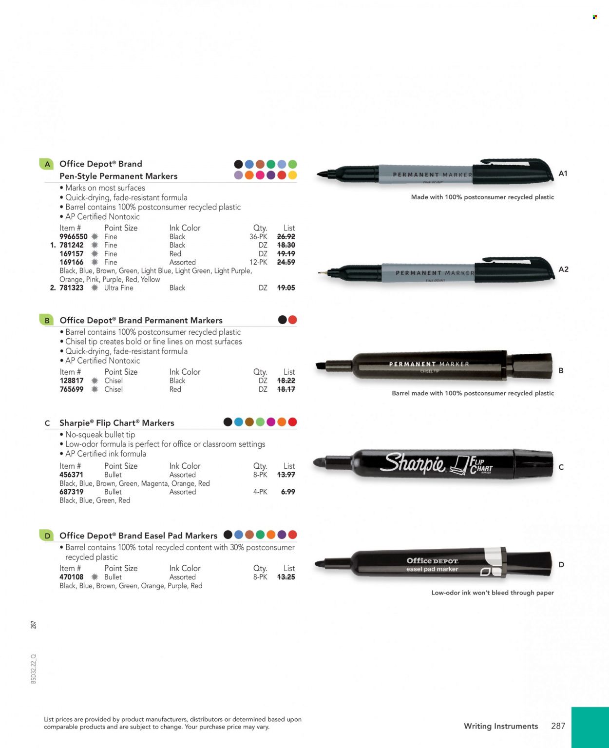 Office DEPOT 2022 Business Reference Guide Promotions & Flyer Specials September 2022