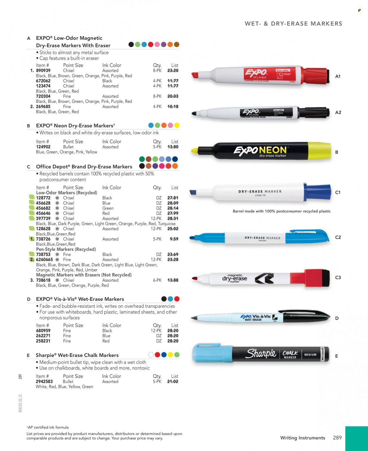 Office DEPOT 2022 Business Reference Guide Promotions & Flyer Specials September 2022