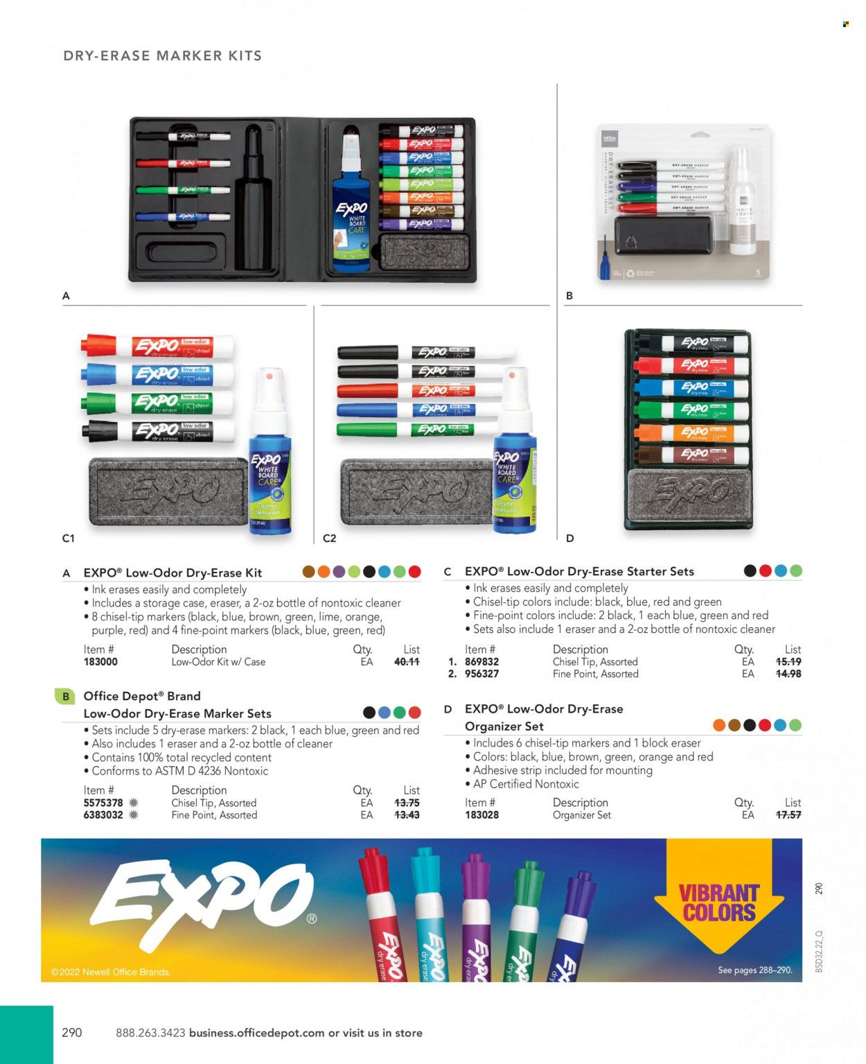 Office DEPOT 2022 Business Reference Guide Promotions & Flyer Specials September 2022