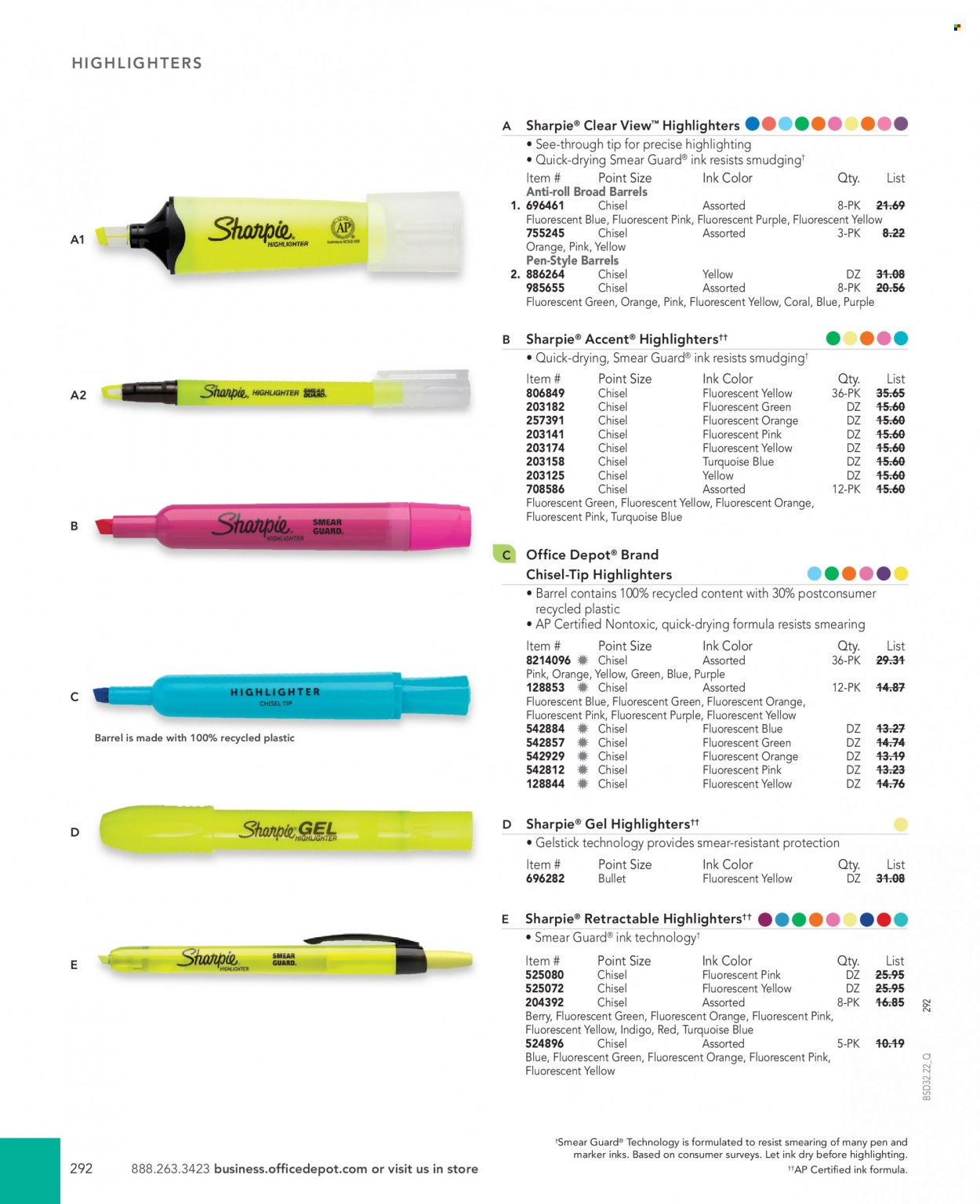 Office DEPOT 2022 Business Reference Guide Promotions & Flyer Specials September 2022