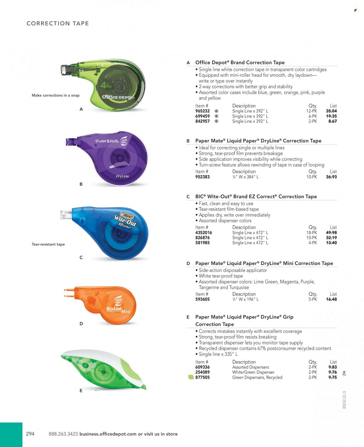 Office DEPOT 2022 Business Reference Guide Promotions & Flyer Specials September 2022