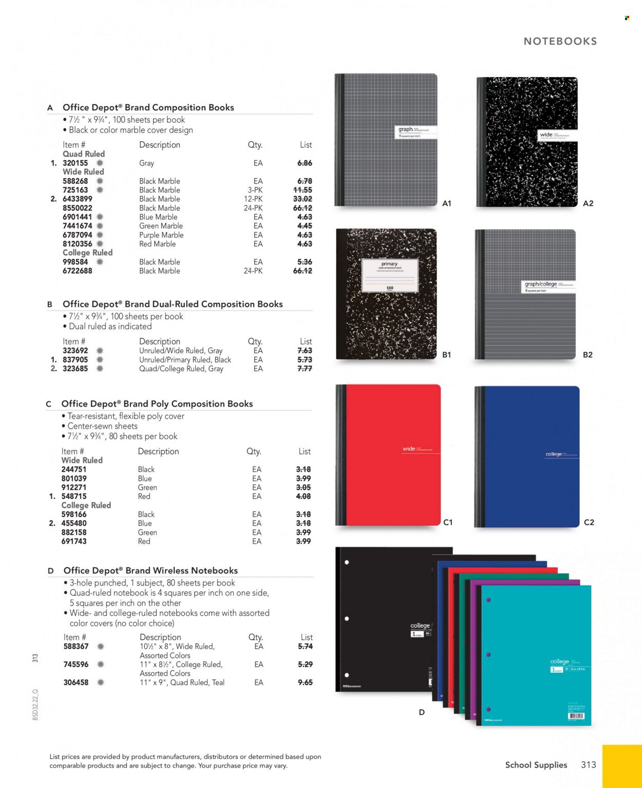 Office DEPOT 2022 Business Reference Guide Promotions & Flyer Specials September 2022