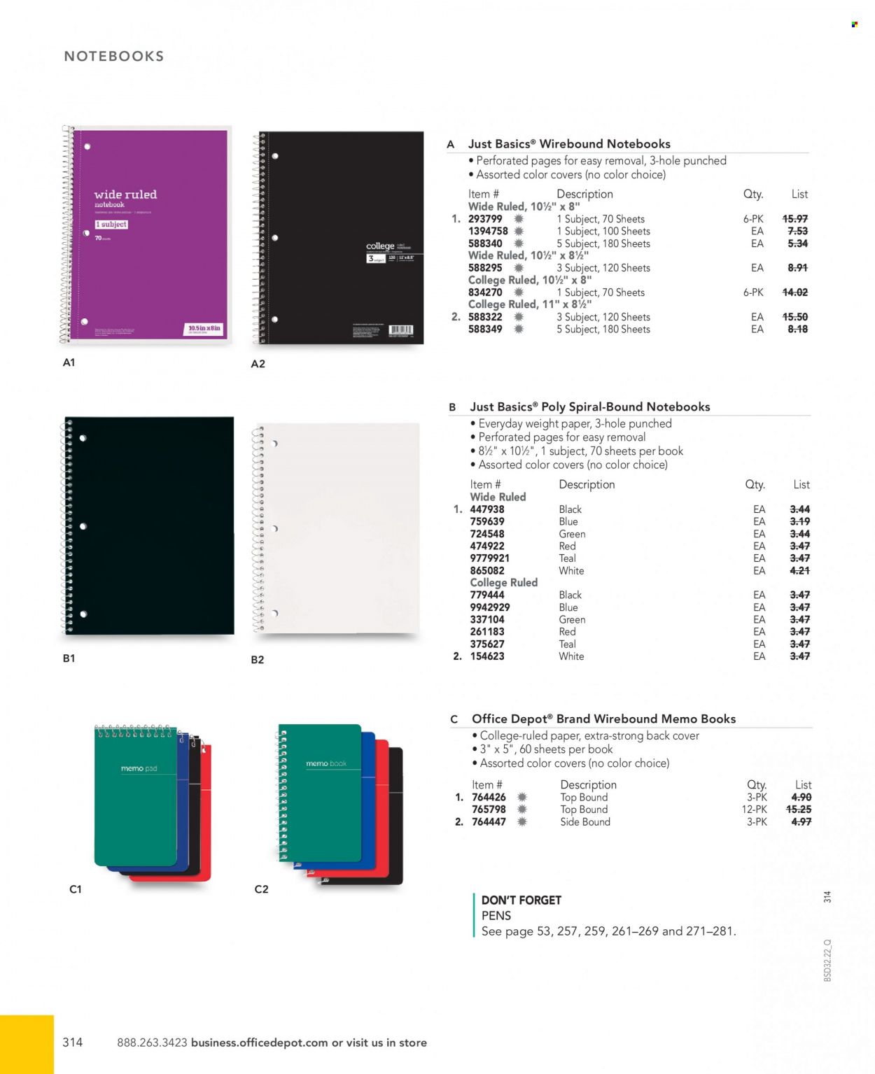Office DEPOT 2022 Business Reference Guide Promotions & Flyer Specials September 2022