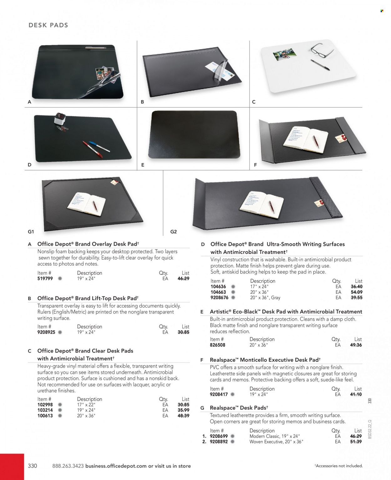 Office DEPOT 2022 Business Reference Guide Promotions & Flyer Specials September 2022