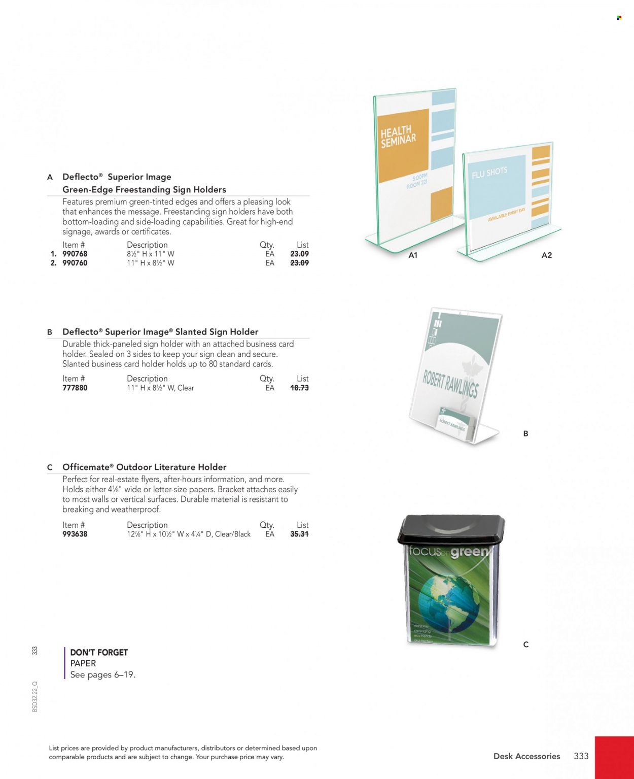 Office DEPOT 2022 Business Reference Guide Promotions & Flyer Specials September 2022