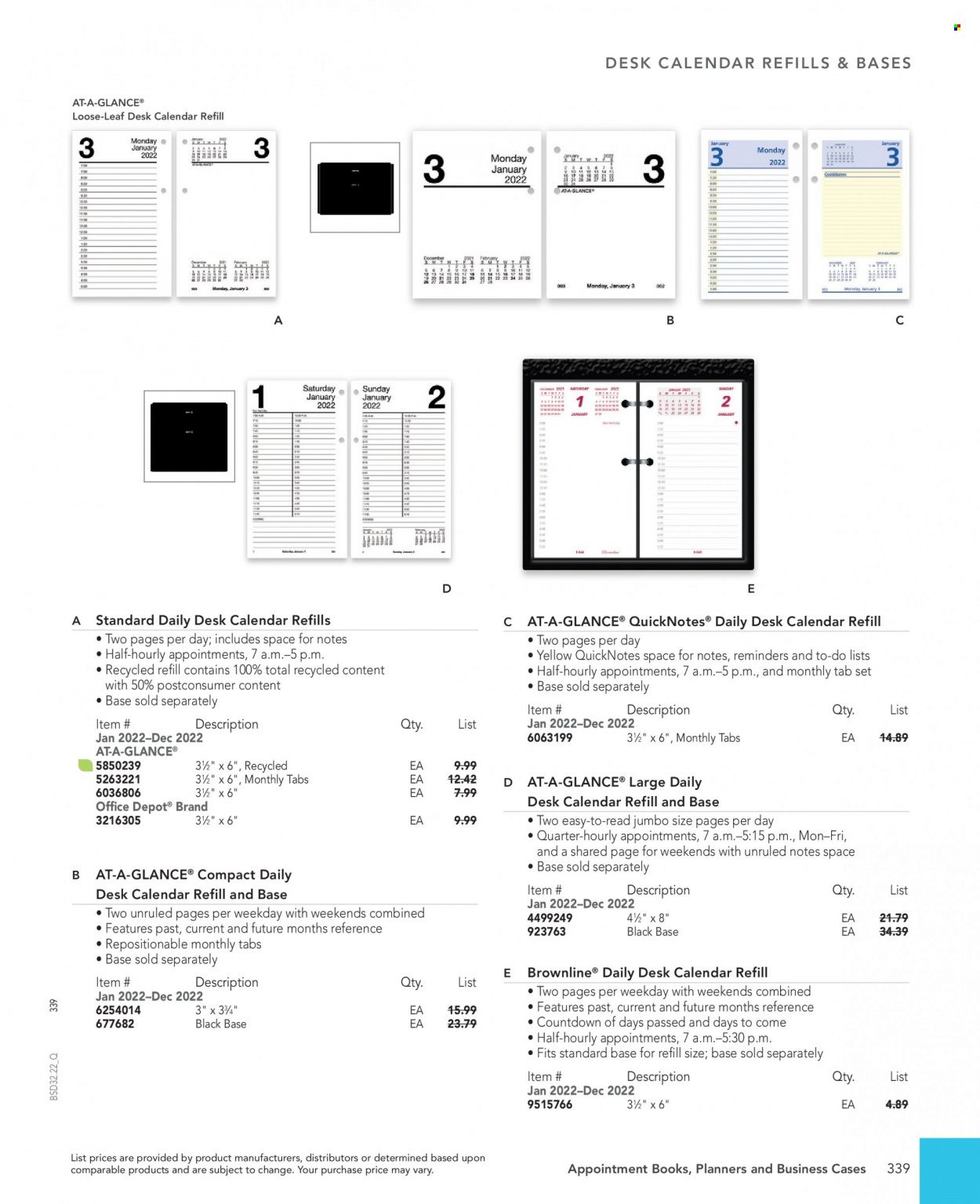 Office DEPOT 2022 Business Reference Guide Promotions & Flyer Specials September 2022