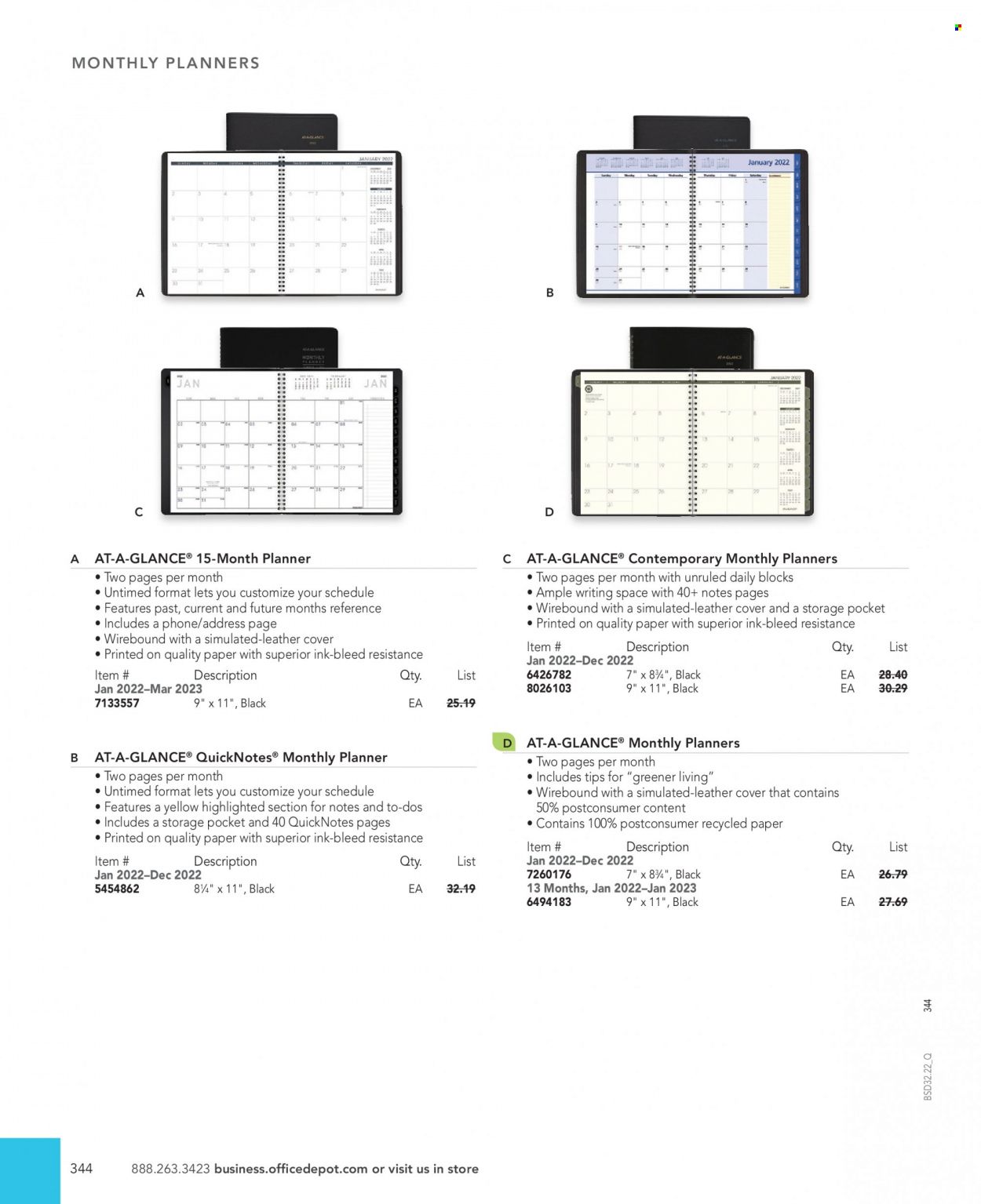 Office DEPOT 2022 Business Reference Guide Promotions & Flyer Specials September 2022
