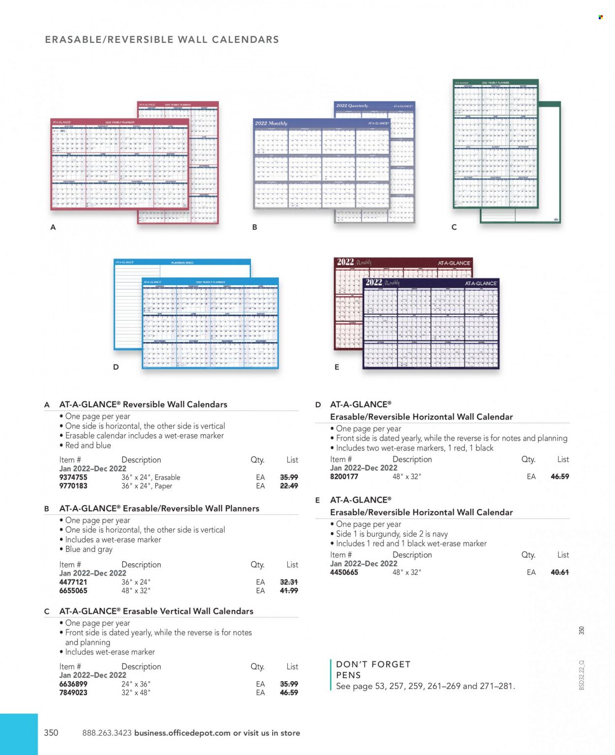 Office DEPOT 2022 Business Reference Guide Promotions & Flyer Specials September 2022