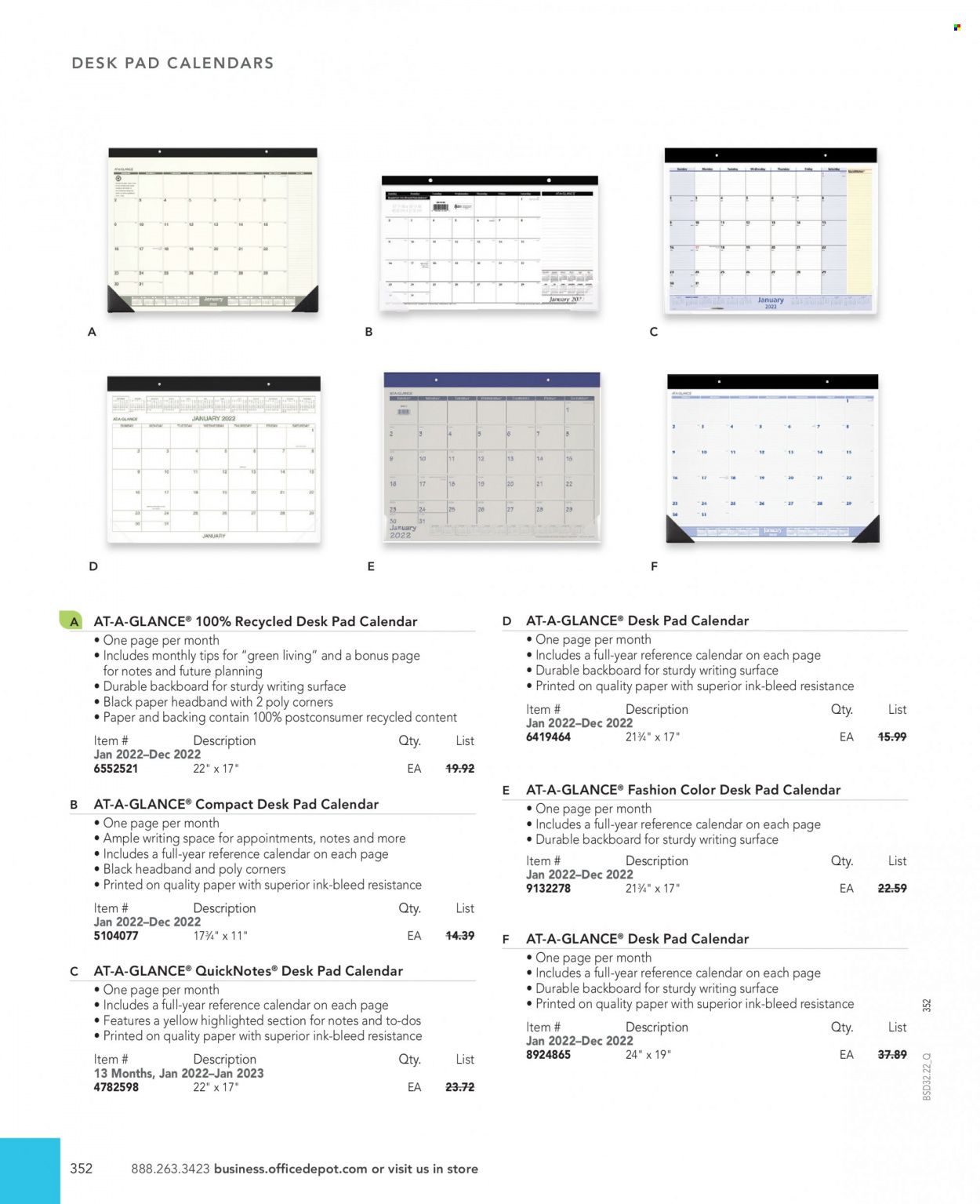 Office DEPOT 2022 Business Reference Guide Promotions & Flyer Specials September 2022