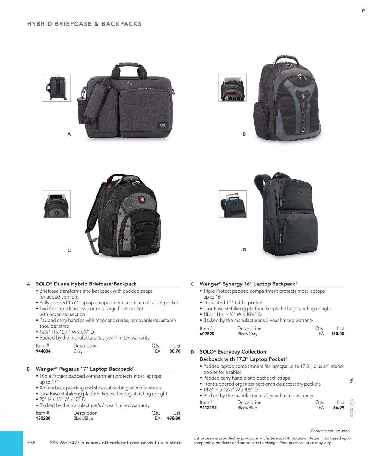 Office DEPOT 2022 Business Reference Guide Promotions & Flyer Specials September 2022