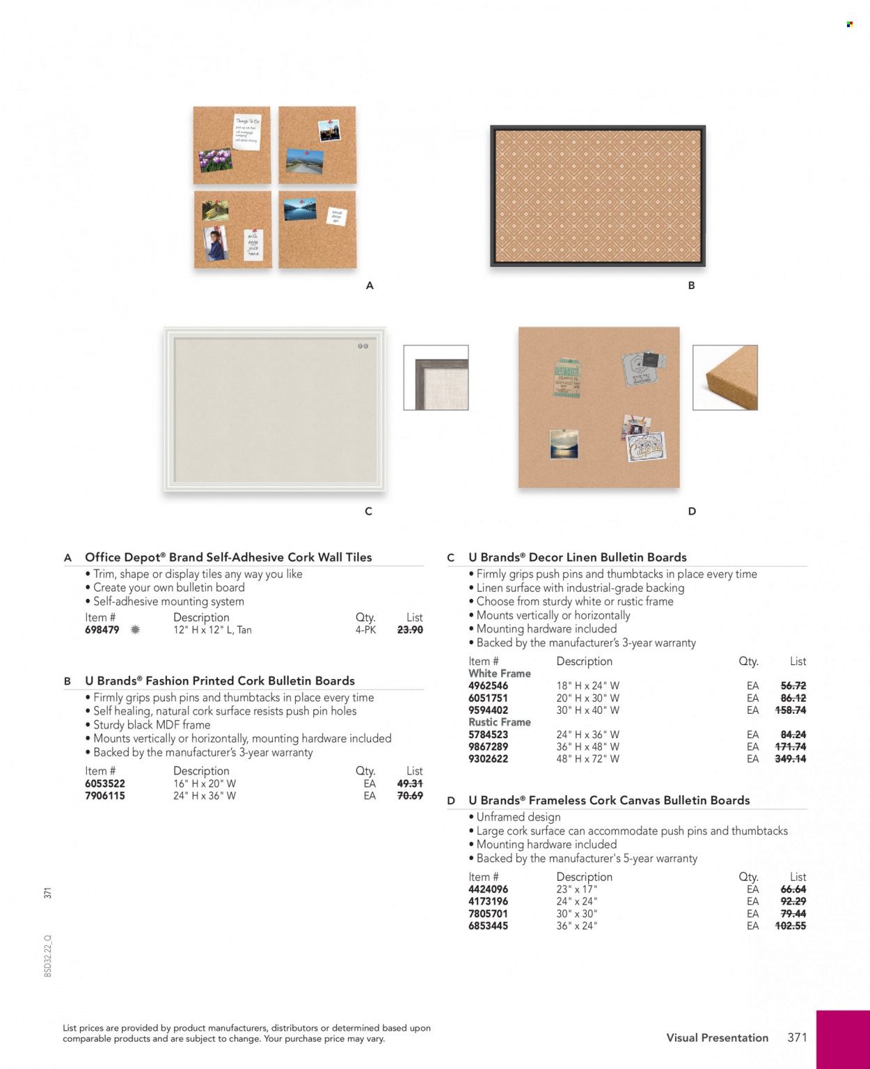 Office DEPOT 2022 Business Reference Guide Promotions & Flyer Specials September 2022