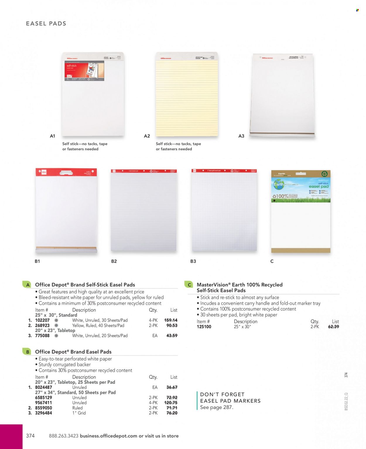 Office DEPOT 2022 Business Reference Guide Promotions & Flyer Specials September 2022