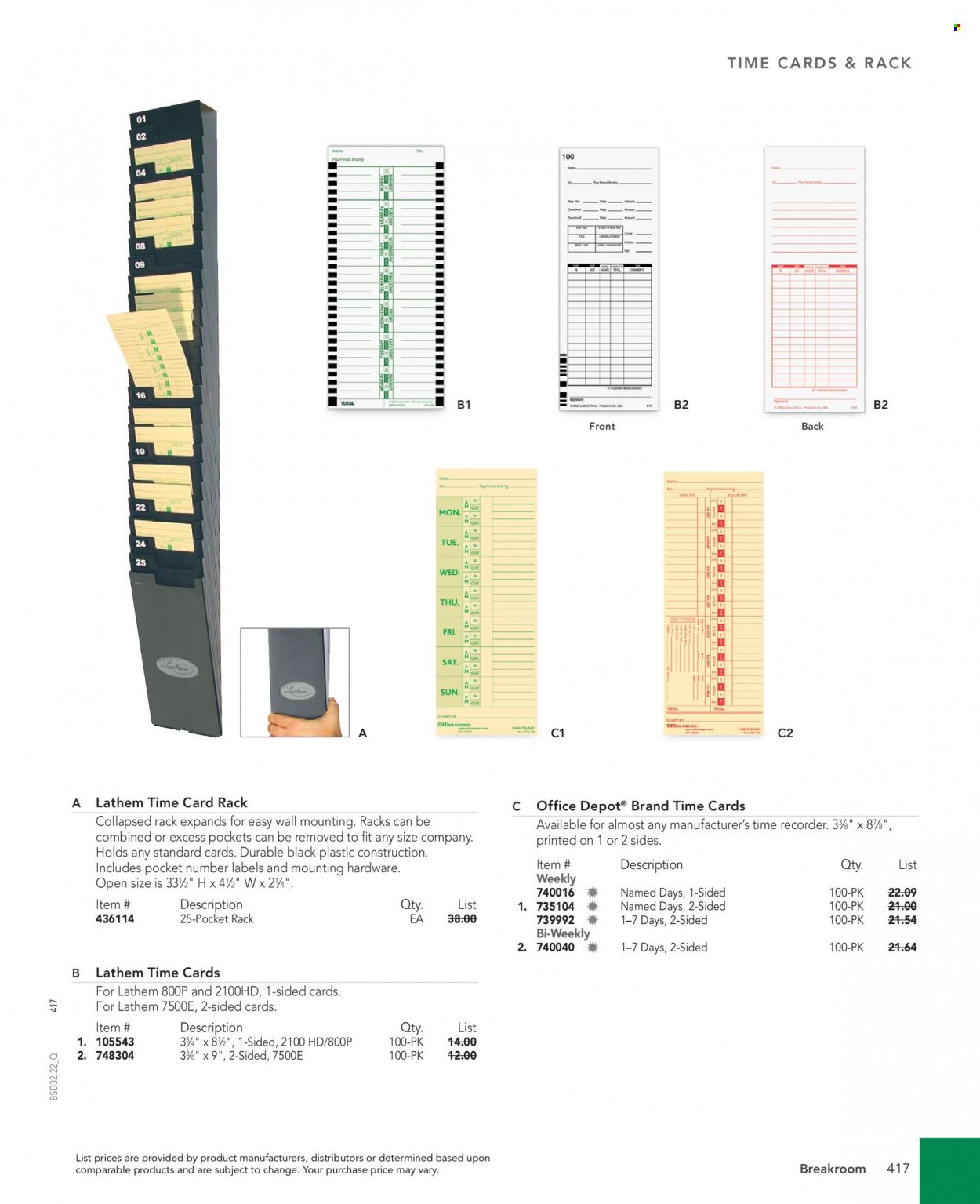 Office DEPOT 2022 Business Reference Guide Promotions & Flyer Specials September 2022