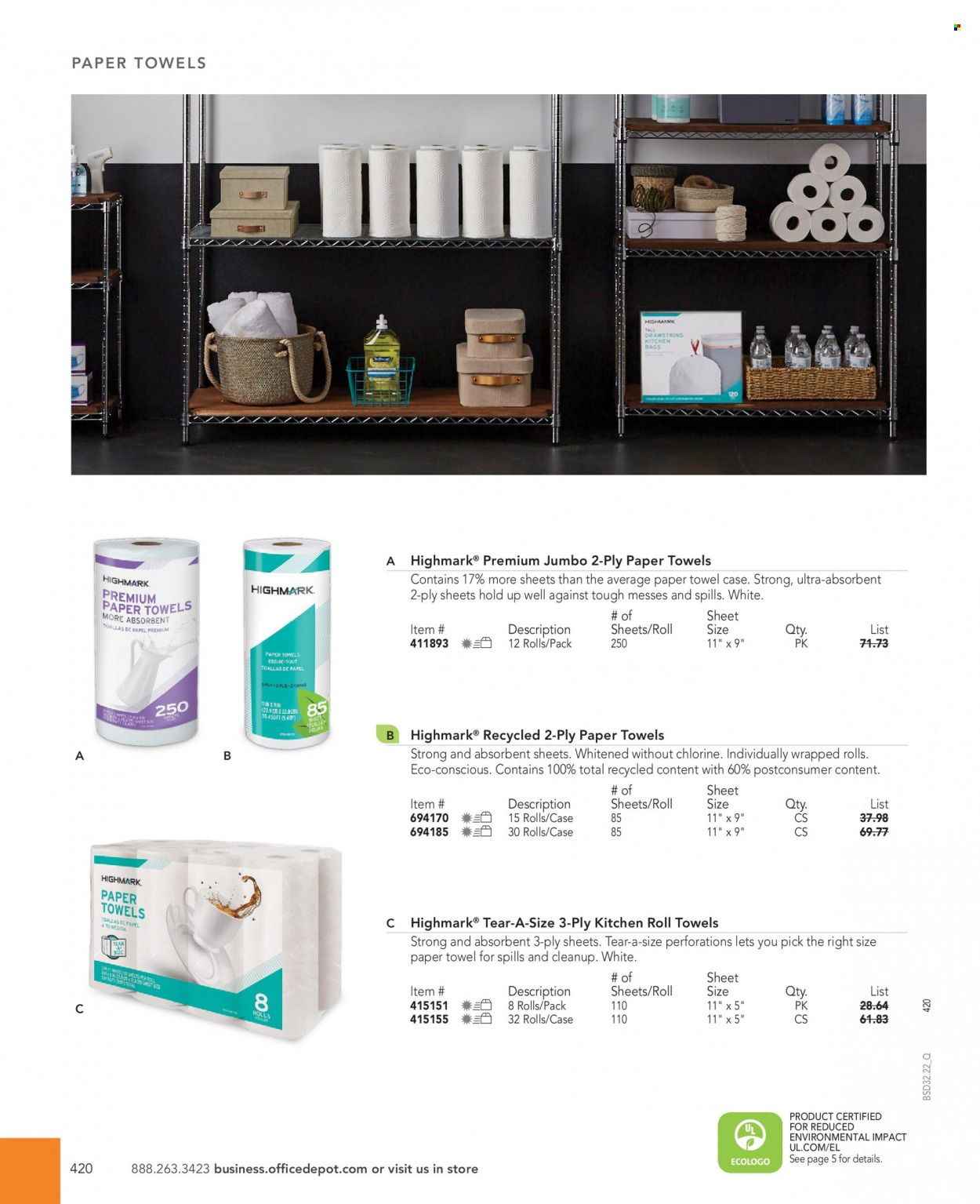 Office DEPOT 2022 Business Reference Guide Promotions & Flyer Specials September 2022