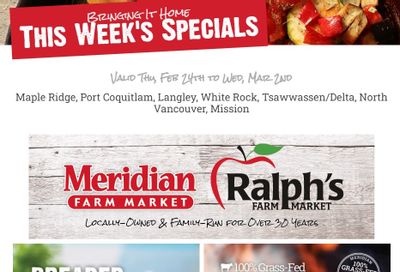 Meridian Farm Market Flyer February 24 to March 2