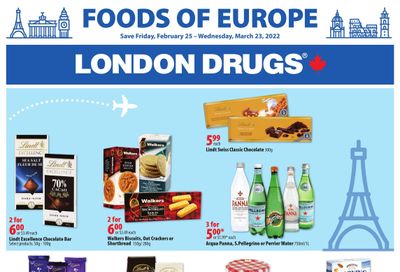 London Drugs Foods of Europe Flyer February 25 to March 23