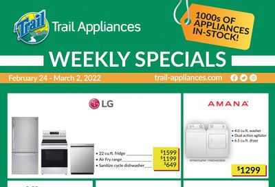 Trail Appliances (AB & SK) Flyer February 24 to March 2