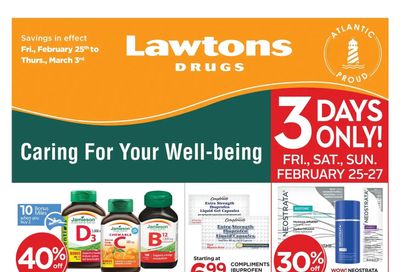 Lawtons Drugs Flyer February 25 to March 3
