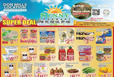 Sunny Foodmart (Don Mills) Flyer February 25 to March 3