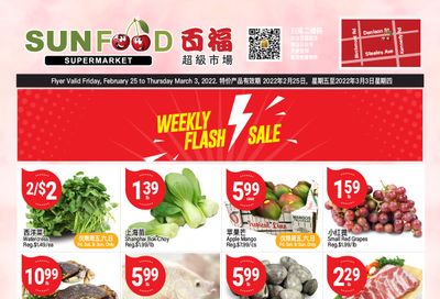 Sunfood Supermarket Flyer February 25 to March 3