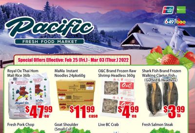 Pacific Fresh Food Market (North York) Flyer February 25 to March 3