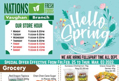 Nations Fresh Foods (Vaughan) Flyer February 25 to March 3