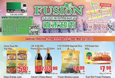 Fusion Supermarket Flyer February 25 to March 3