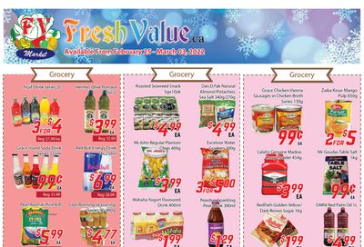 Fresh Value Flyer February 25 to March 3