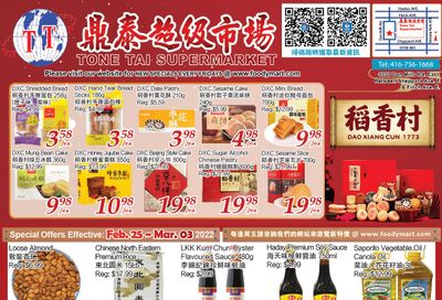 Tone Tai Supermarket Flyer February 25 to March 3