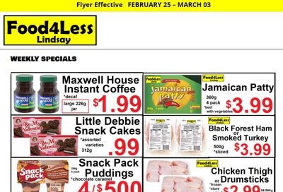 Food 4 Less Flyer February 25 to March 3