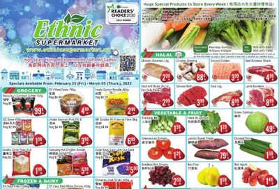 Ethnic Supermarket Flyer February 25 to March 3