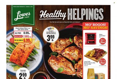 Lowes Foods (NC, SC) Weekly Ad Flyer February 25 to March 4