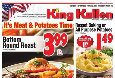 King Kullen (NY) Weekly Ad Flyer February 25 to March 4