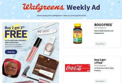 Walgreens Weekly Ad Flyer February 25 to March 4