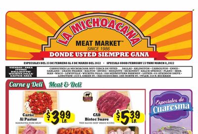 La Michoacana Meat Market (TX) Weekly Ad Flyer February 25 to March 4